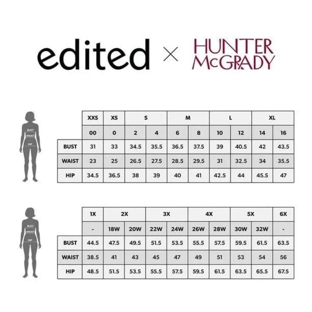 Edited by Hunter McGrady Women's Classic Blazer Herringbone Size 2X - Picture 9 of 9